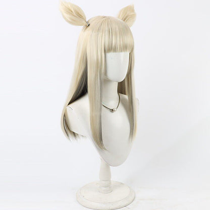 Perlica Arknights: Endfield Cosplay Wigs Off White Ears Gradient Wigs