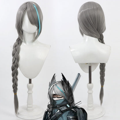 Pith Arknights Cosplay Wigs Grey Braid Wigs