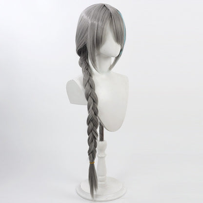 Pith Arknights Cosplay Wigs Grey Braid Wigs