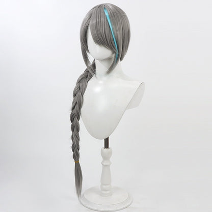 Pith Arknights Cosplay Wigs Grey Braid Wigs