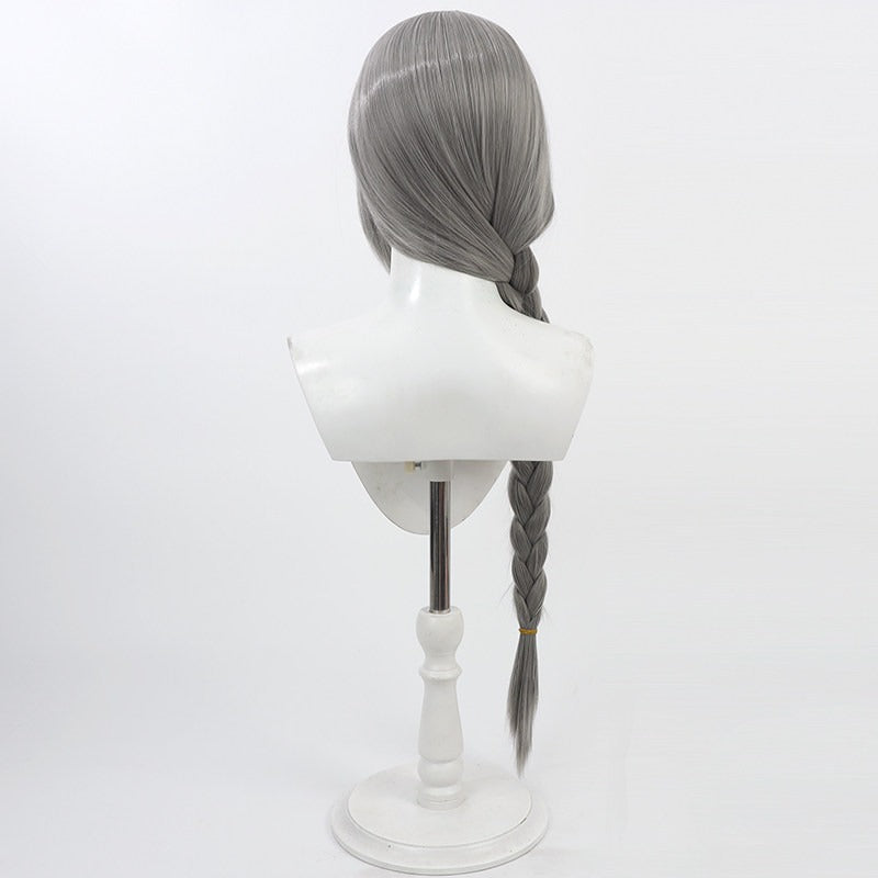 Pith Arknights Cosplay Wigs Grey Braid Wigs
