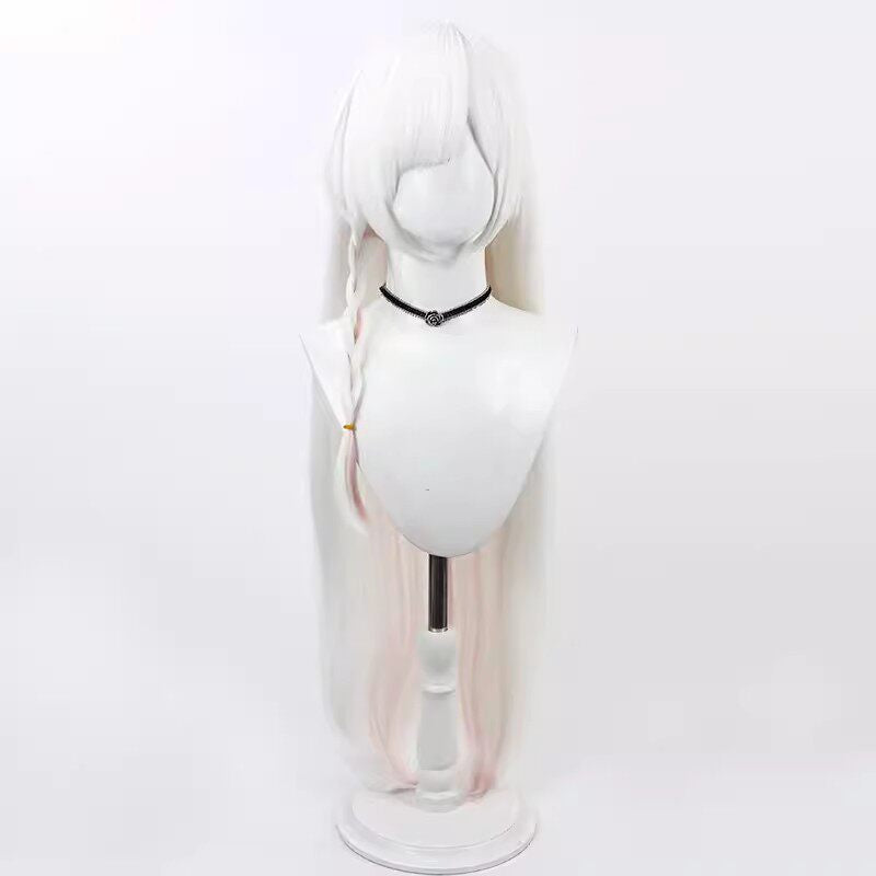 Plana Cosplay Wigs Blue Archive White Highlight Long Loose Wigs