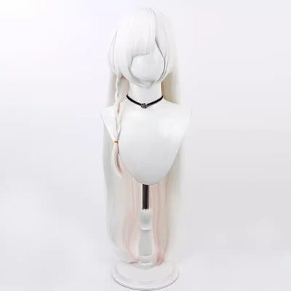 Plana Cosplay Wigs Blue Archive White Highlight Long Loose Wigs