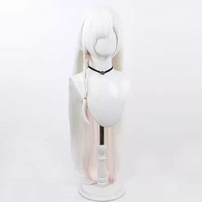 Plana Cosplay Wigs Blue Archive White Highlight Long Loose Wigs