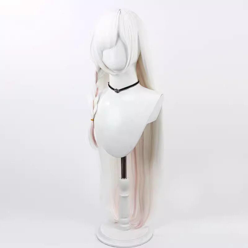 Plana Cosplay Wigs Blue Archive White Highlight Long Loose Wigs
