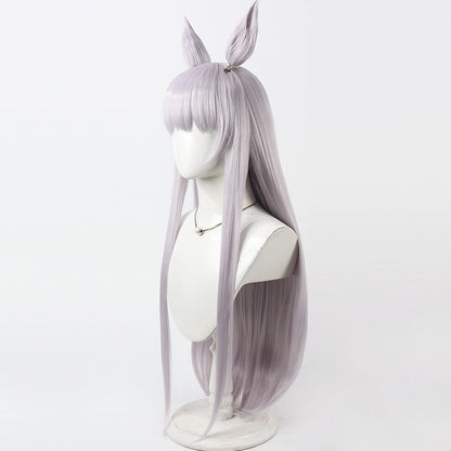 Pretty Derby Cosplay Wigs Gold Ship Light Purple Ears