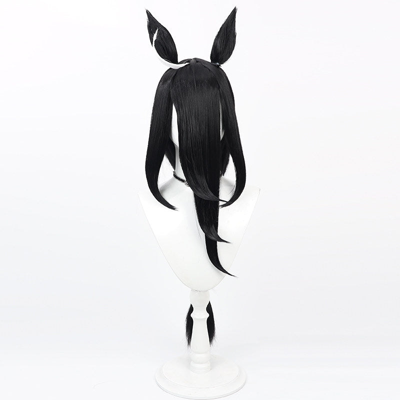 Pretty Derby Cosplay Wigs Manhattan Cafe Race Suit Black Ears