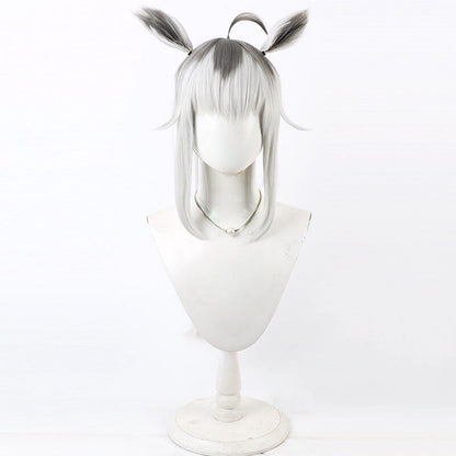 Pretty Derby Cosplay Wigs Oguri Cap Split Long Ponytail With Ears