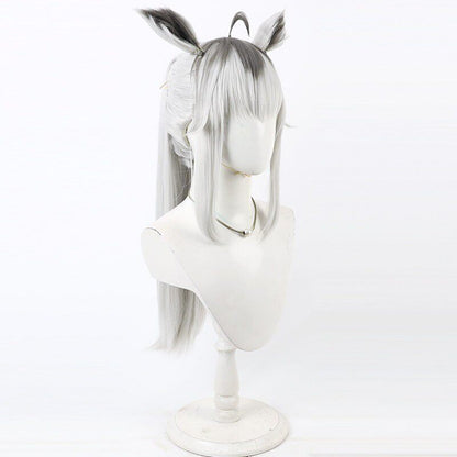 Pretty Derby Cosplay Wigs Oguri Cap Split Long Ponytail With Ears