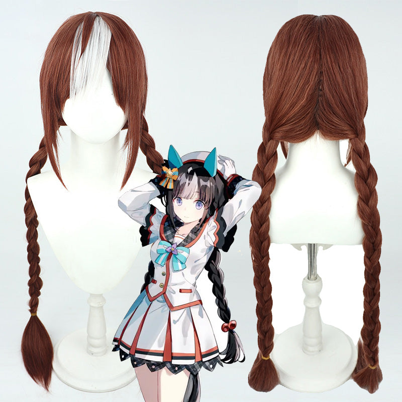 Pretty Derby Cosplay Wigs Swimwear Hokko Matching Tail