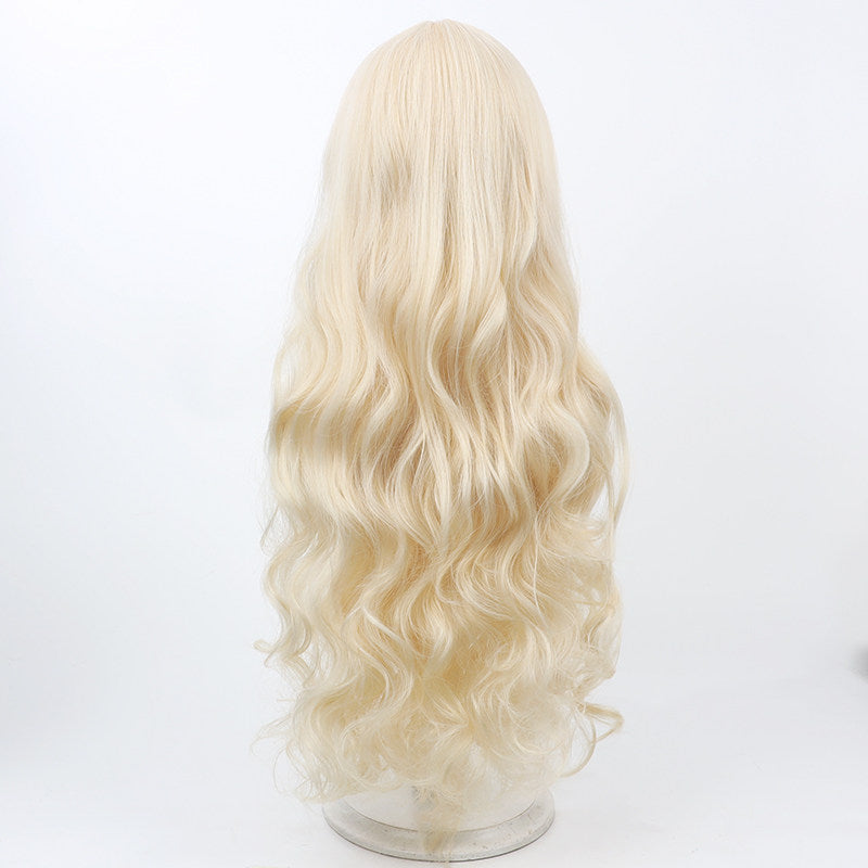 Professor Niyaniya Cosplay Wigs Pale Yellow Wigs Blue Archive