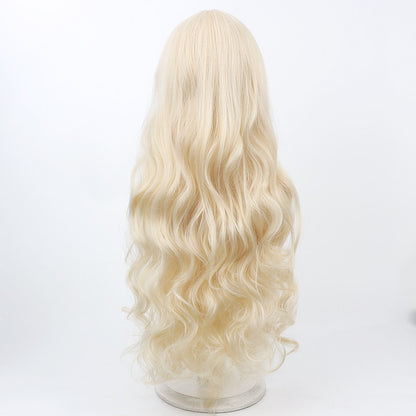 Professor Niyaniya Cosplay Wigs Pale Yellow Wigs Blue Archive