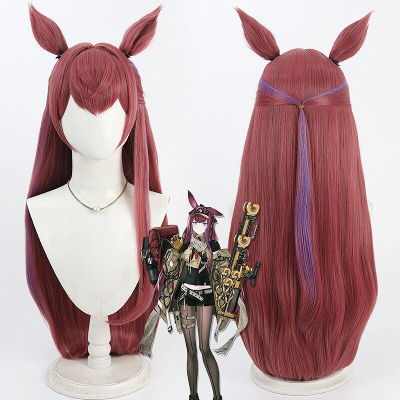 Ray Cosplay Wigs Arknights May Charters Multi Highlight Animal Ears