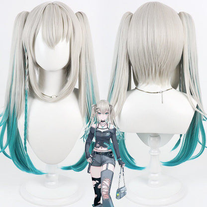 Reina Cosplay Wigs NIJISANJI VTuber Split Ponytail Wigs
