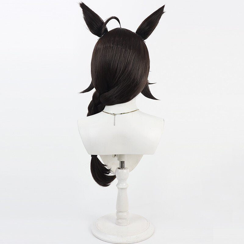 Rice Shower Cosplay Wigs Pretty Derby Thick Braid Ears Tail