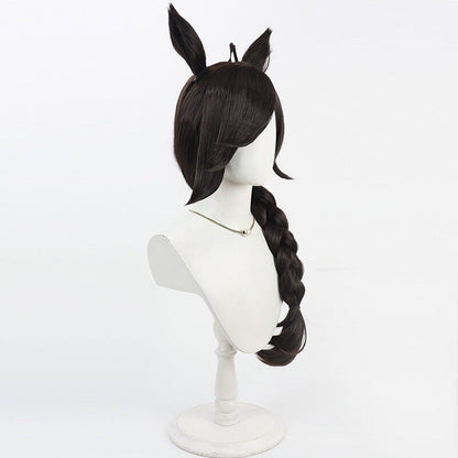 Rice Shower Cosplay Wigs Pretty Derby Thick Braid Ears Tail