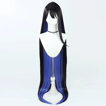 Rin Shiranami Cosplay Wigs Two Tone Blue Archive Chief Executive Officer