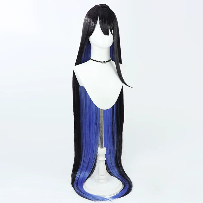 Rin Shiranami Cosplay Wigs Two Tone Blue Archive Chief Executive Officer