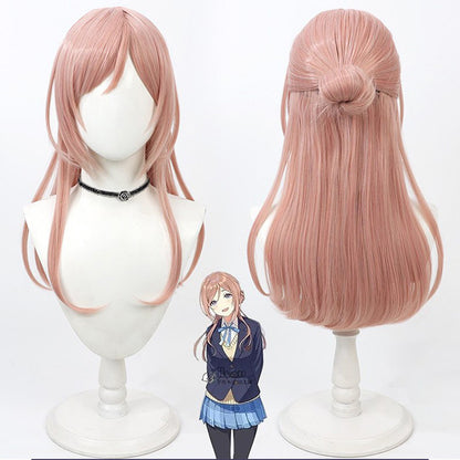 Rinami Himesaki Cosplay Wigs Half Up Wigs Shiny Colors