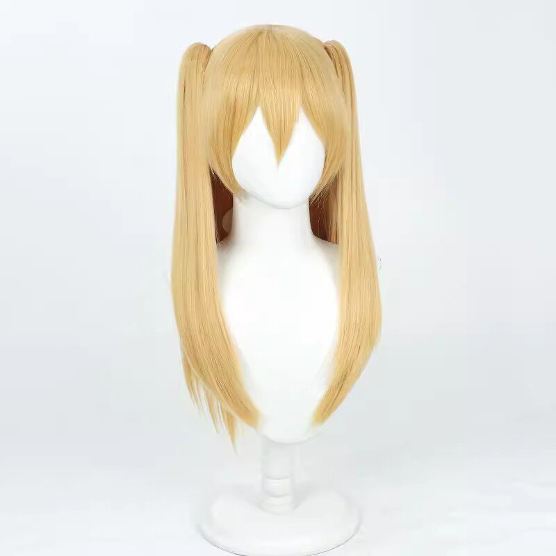 Ririsa Amano Cosplay Wigs Anime Nigoriri Yellow Wigs 2.5 Dimensional Seduction