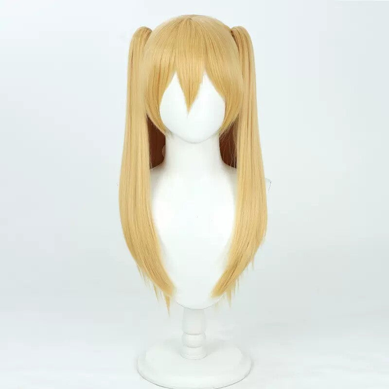 Ririsa Amano Cosplay Wigs Anime Nigoriri Yellow Wigs 2.5 Dimensional Seduction