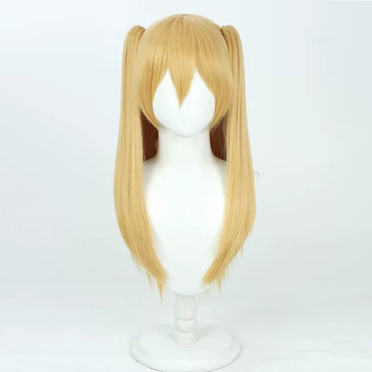 Ririsa Amano Cosplay Wigs Anime Nigoriri Yellow Wigs 2.5 Dimensional Seduction