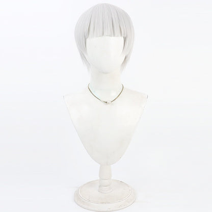 Rollo Flamme Cosplay Wigs Noble Bell College Silver White Wigs