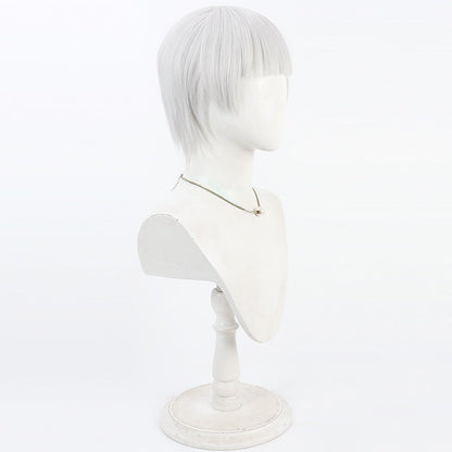 Rollo Flamme Cosplay Wigs Noble Bell College Silver White Wigs