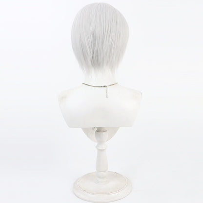 Rollo Flamme Cosplay Wigs Noble Bell College Silver White Wigs