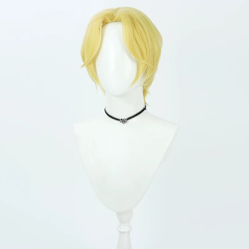 Sabo Cosplay Wigs Golden One Piece Revolutionary Army Anime Wigs