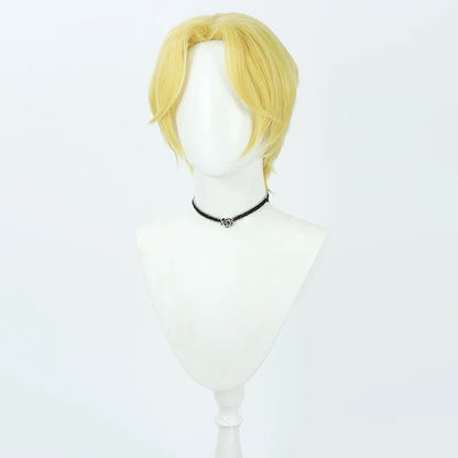 Sabo Cosplay Wigs Golden One Piece Revolutionary Army Anime Wigs