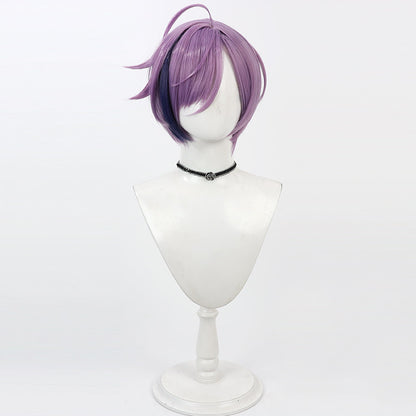 Sakaki Ness Cosplay Wigs NIJISANJI VTuber Grey Purple Wigs