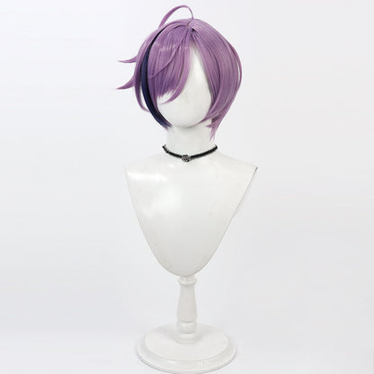 Sakaki Ness Cosplay Wigs NIJISANJI VTuber Grey Purple Wigs