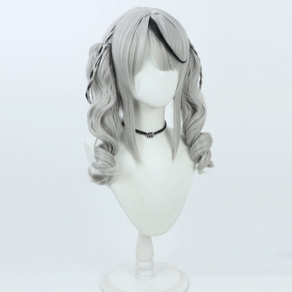 Sakamata Chloe Cosplay Wigs Hololive holoX 6th Gen Date Outfit Ponytail