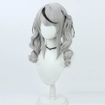 Sakamata Chloe Cosplay Wigs Hololive holoX 6th Gen Date Outfit Ponytail