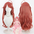 Sakura Miko Cosplay Wigs Flower Rhapsody Curly Hair Hololive VTuber