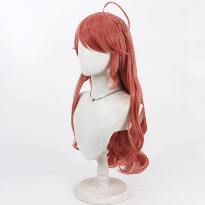 Sakura Miko Cosplay Wigs Flower Rhapsody Curly Hair Hololive VTuber