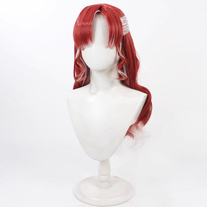 Saotome Berry Cosplay Wigs Red White Highlight NIJISANJI VTuber Wigs