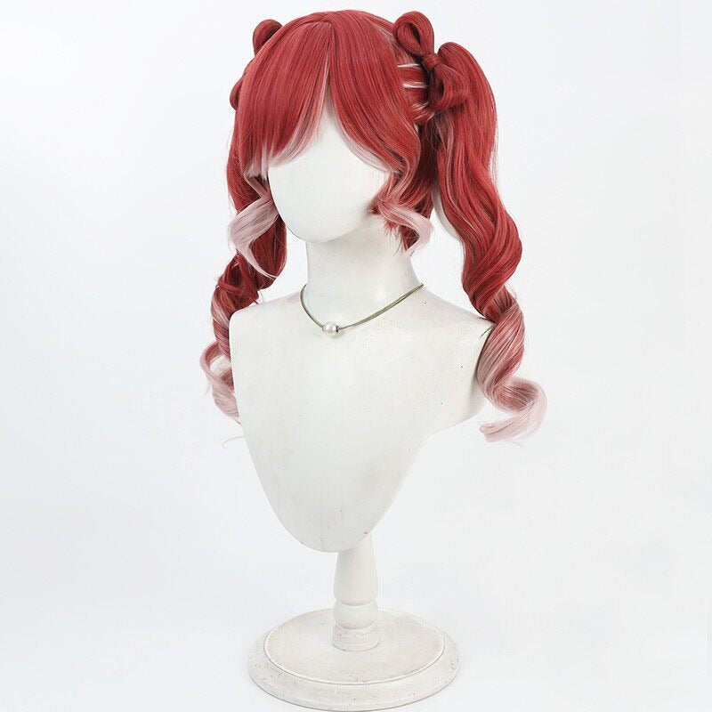 Saotome Berry Cosplay Wigs Split Ponytail Wigs NIJISANJI VTuber