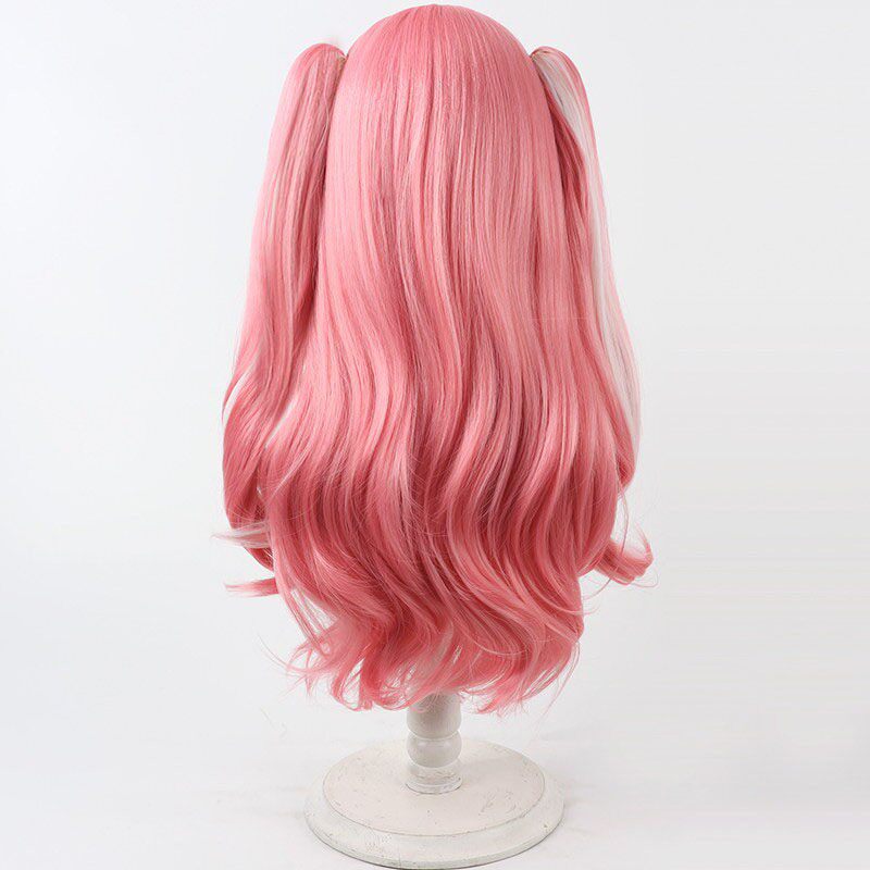 Sasaki Saku Cosplay Wigs NIJISANJI Virtual YouTuber Split Ponytail Wigs
