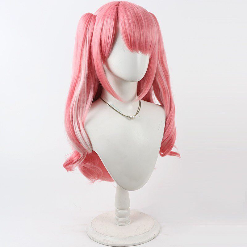 Sasaki Saku Cosplay Wigs NIJISANJI Virtual YouTuber Split Ponytail Wigs