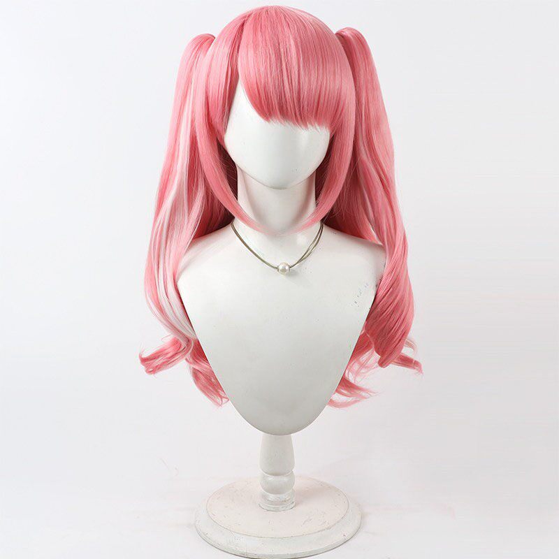 Sasaki Saku Cosplay Wigs NIJISANJI Virtual YouTuber Split Ponytail Wigs