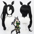 Satono Crown Cosplay Wigs Black Ears Tail Pretty Derby