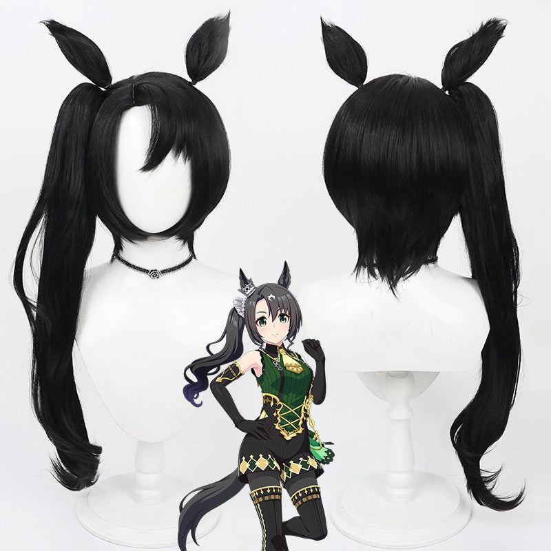 Satono Crown Cosplay Wigs Black Ears Tail Pretty Derby
