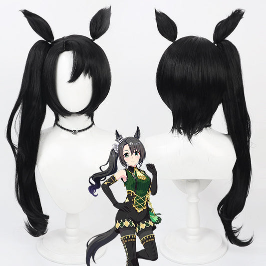Satono Crown Cosplay Wigs Black Ears Tail Pretty Derby
