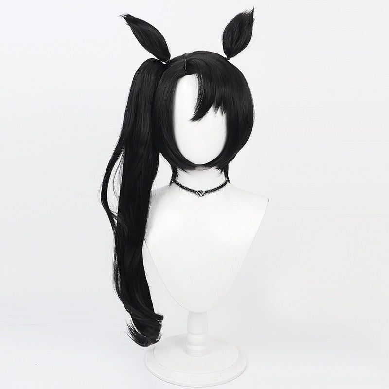 Satono Crown Cosplay Wigs Black Ears Tail Pretty Derby