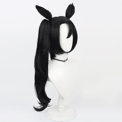 Satono Crown Cosplay Wigs Black Ears Tail Pretty Derby
