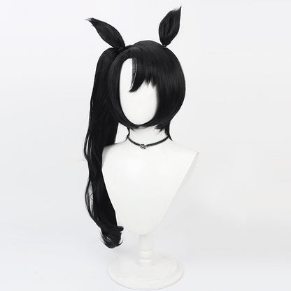 Satono Crown Cosplay Wigs Black Ears Tail Pretty Derby