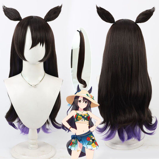 Satono Crown Cosplay Wigs Pretty Derby Gradient Race Wigs