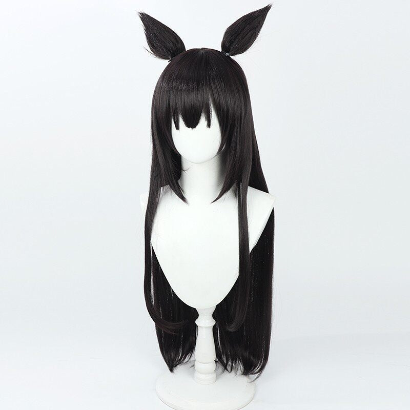 Shichido Yukino Blue Archive Cosplay Wigs Black Wigs